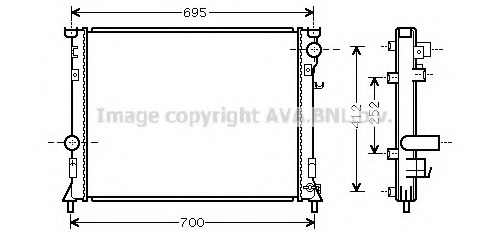 Radiator racire motor