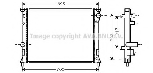 Radiator racire motor