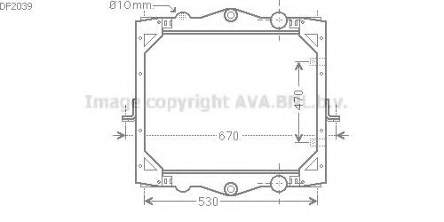 Radiator racire motor