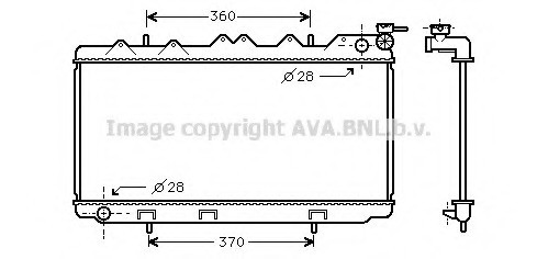 Radiator racire motor