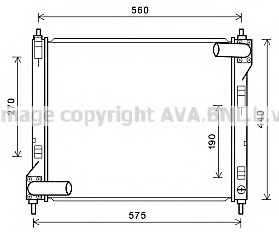 Radiator racire motor