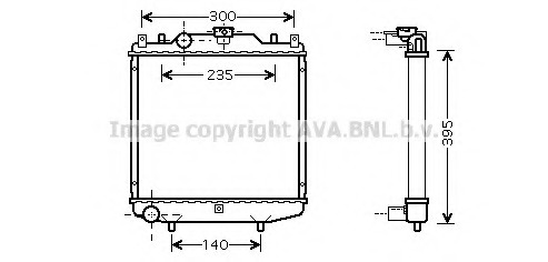 Radiator racire motor