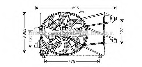 Ventilator radiator