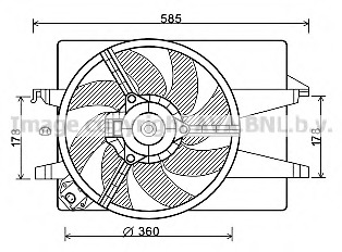 Ventilator radiator