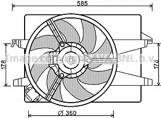 Ventilator radiator