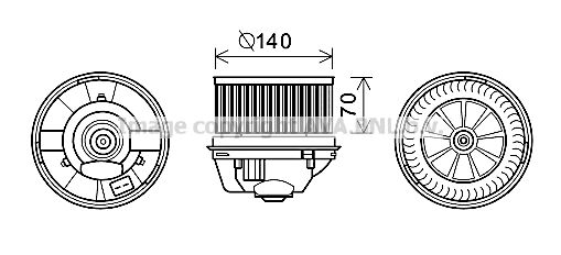 Ventilator habitaclu