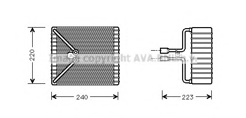 Evaporator aer conditionat