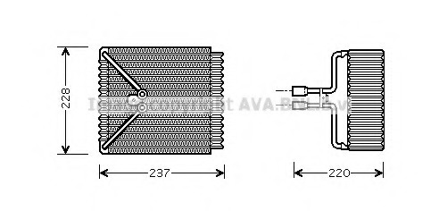 Evaporator aer conditionat