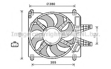 Ventilator radiator