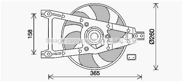 Ventilator, radiator