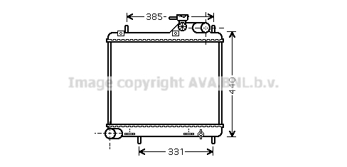 Radiator racire motor