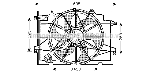 Ventilator radiator