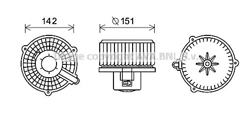 Ventilator habitaclu