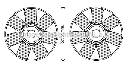 Paleta ventilator racire motor