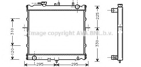 Radiator racire motor