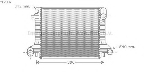 Radiator racire motor