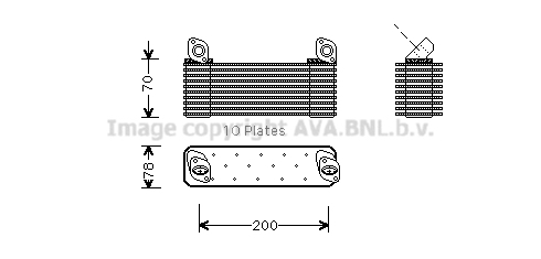 Radiator ulei