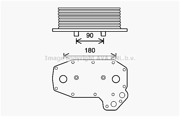 Radiator ulei