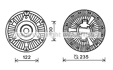 Ventilator radiator