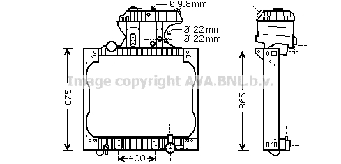 Radiator racire motor