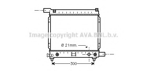 Radiator racire motor