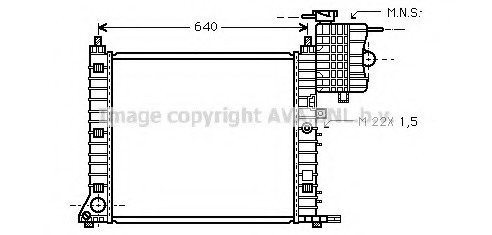 Radiator racire motor