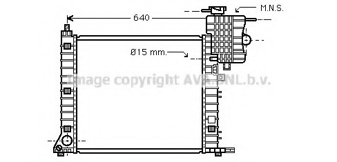 Radiator racire motor