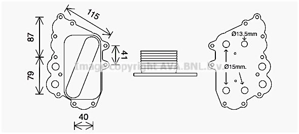 Radiator ulei