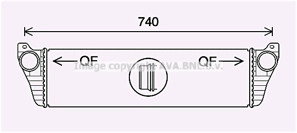 Intercooler, compresor