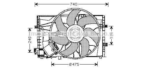 Ventilator radiator