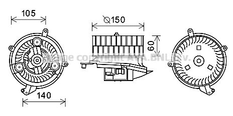 Ventilator habitaclu