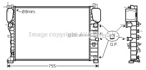 Radiator racire motor