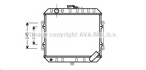 Radiator racire motor