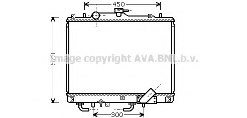 Radiator racire motor