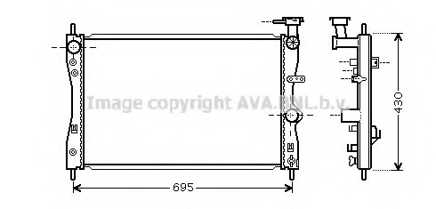 Radiator racire motor