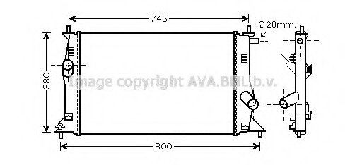 Radiator racire motor