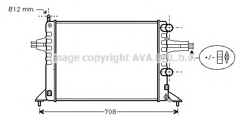 Radiator racire motor