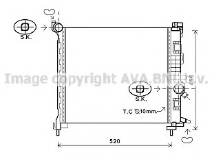 Radiator racire motor