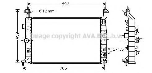 Radiator racire motor