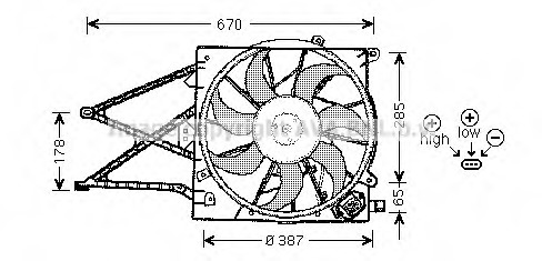 Ventilator radiator