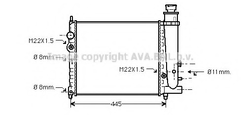 Radiator racire motor