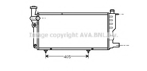 Radiator racire motor