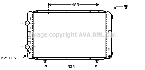 Radiator racire motor