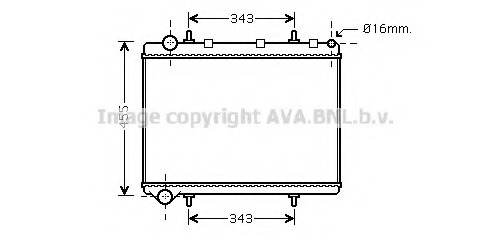 Radiator racire motor