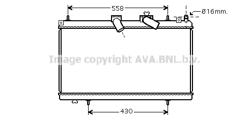 Radiator racire motor