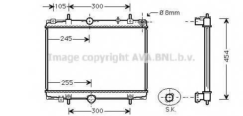 Radiator racire motor