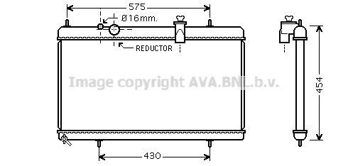 Radiator racire motor