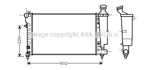 Radiator racire motor