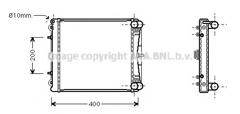 Radiator racire motor