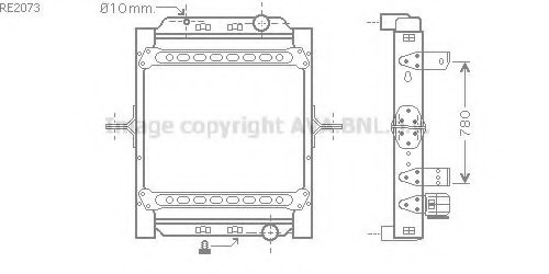 Radiator racire motor